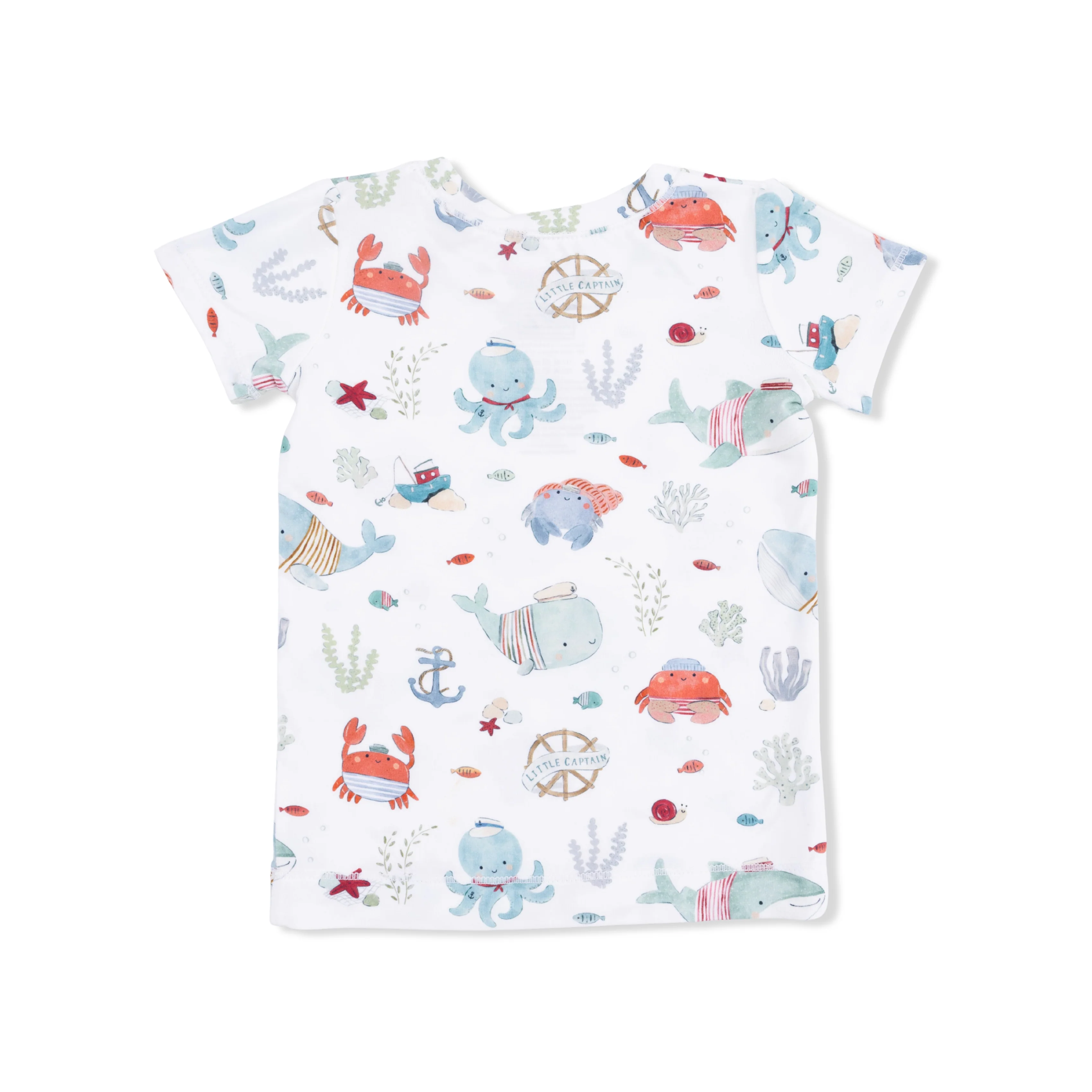 Sailor Sea Creatures - Short Sleeve Loungewear Set - Image 4