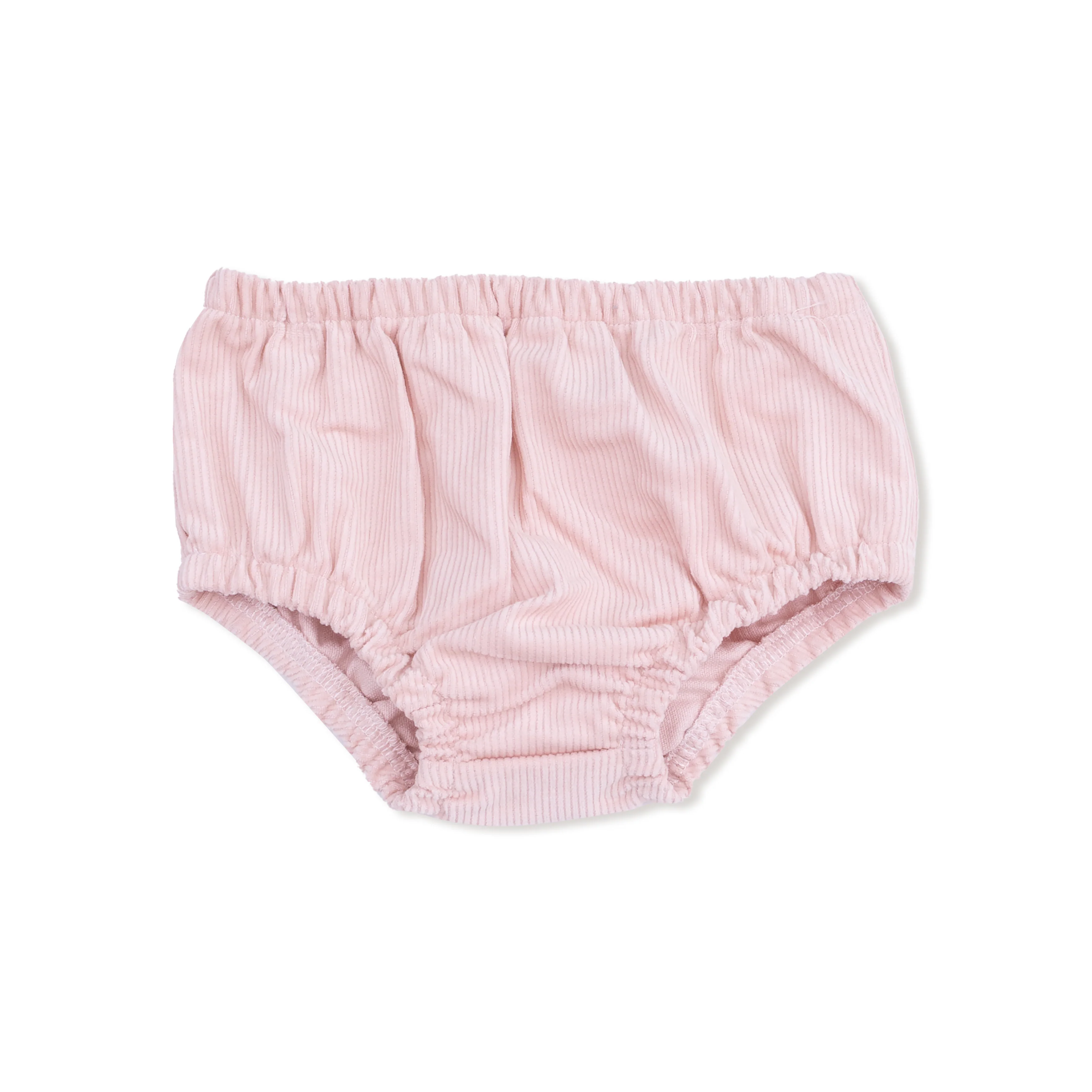 Veiled Pink - Scoop Yoke with Ruffle Dress + Bloomer - Image 3