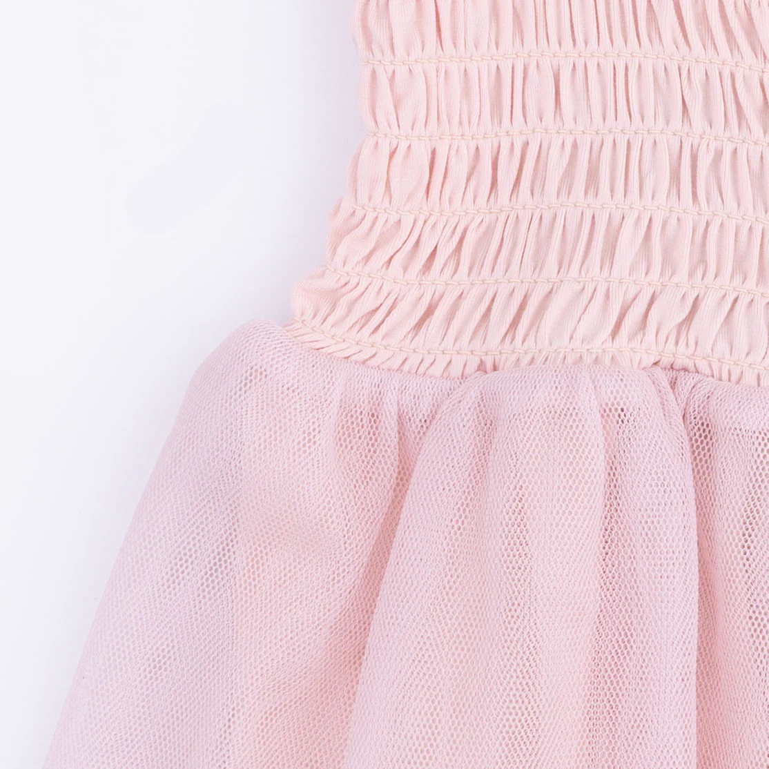 Solid Lotus - Long Sleeve Smocked Bubble with Tutu - Image 5