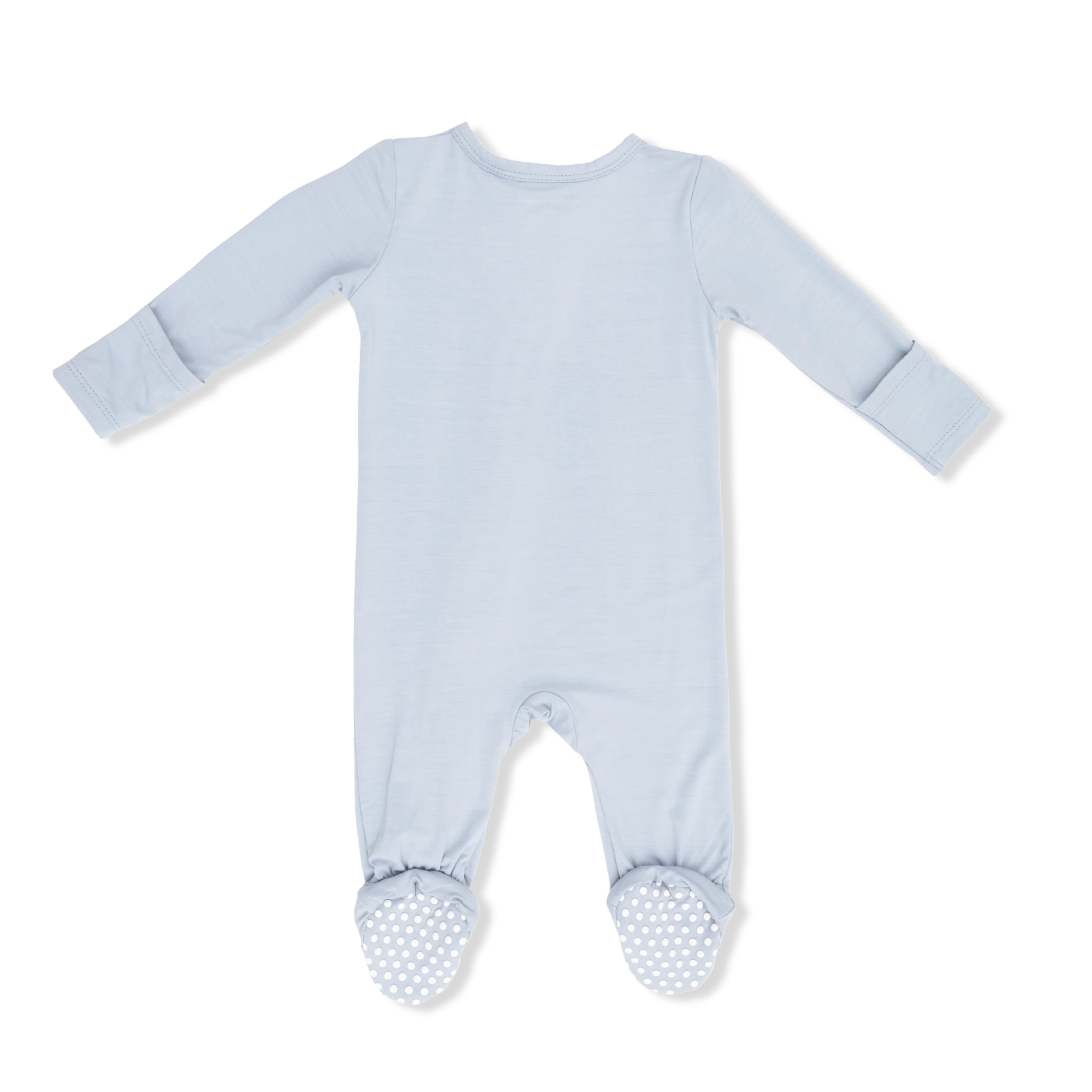 Solid Plein Air - 2 Way Zipper Footie - Image 3