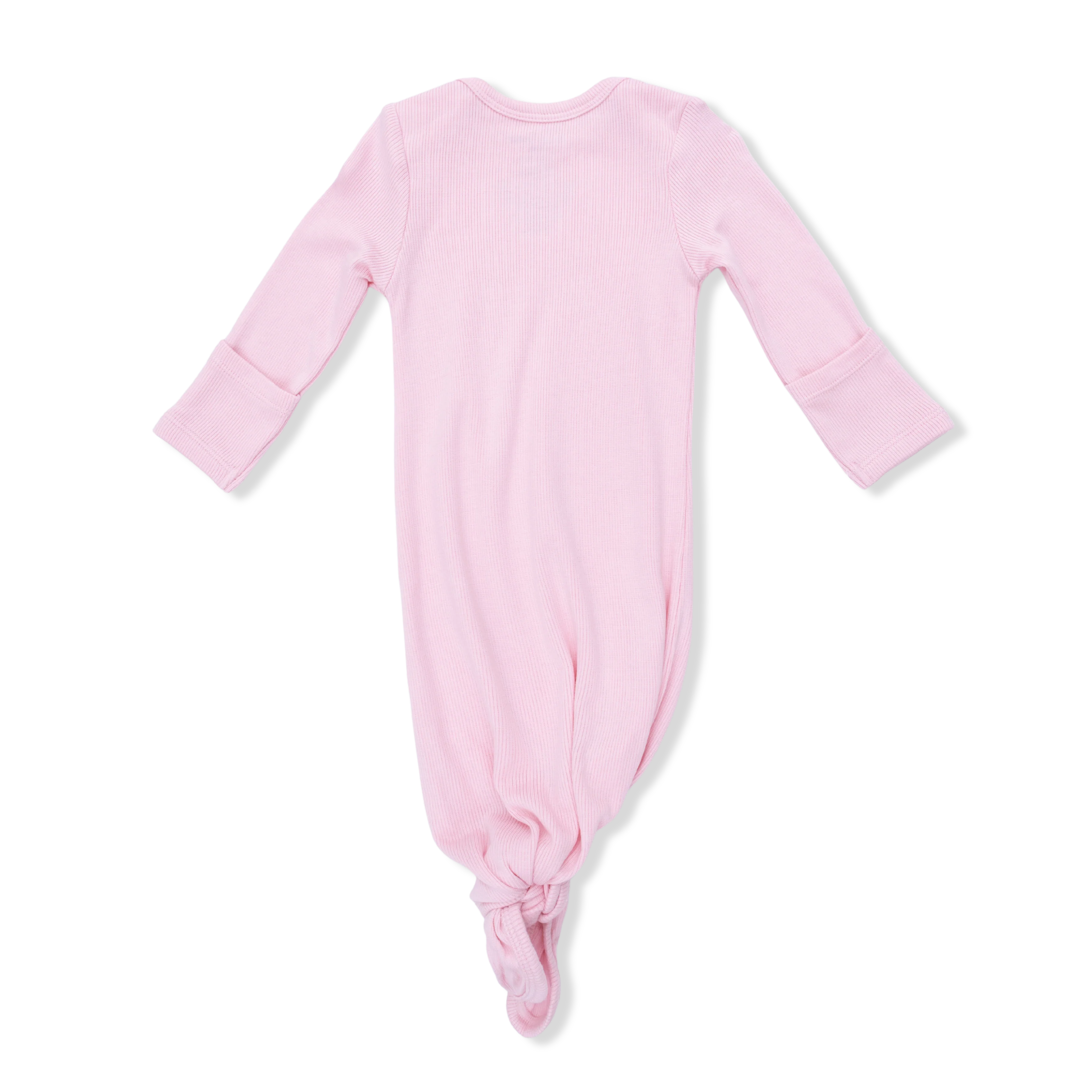 Solid Romance Rose Rib - Knotted Gown and Headband - Image 3