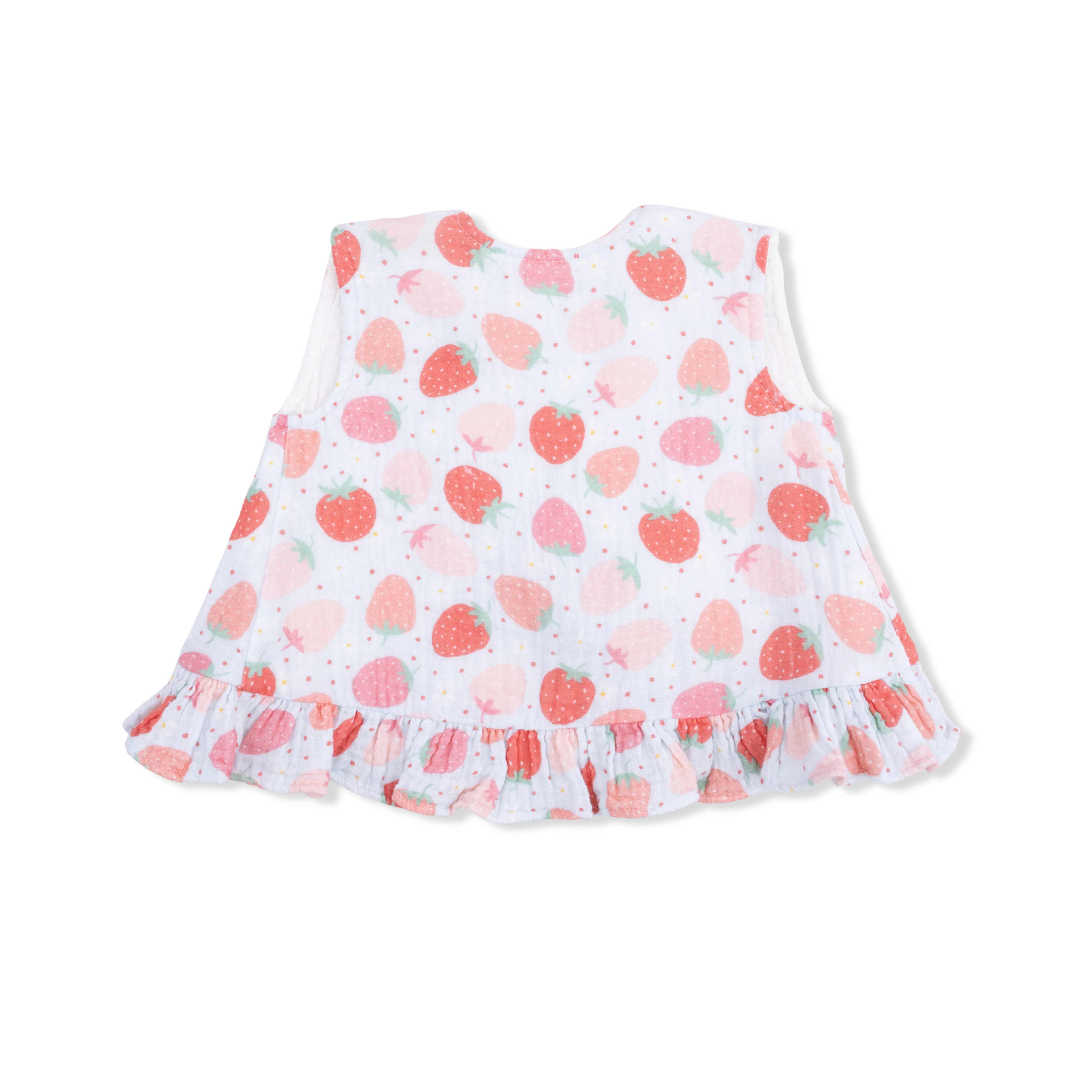 Strawberry Bliss - Ruffle Back Top & Bloomer - Image 2