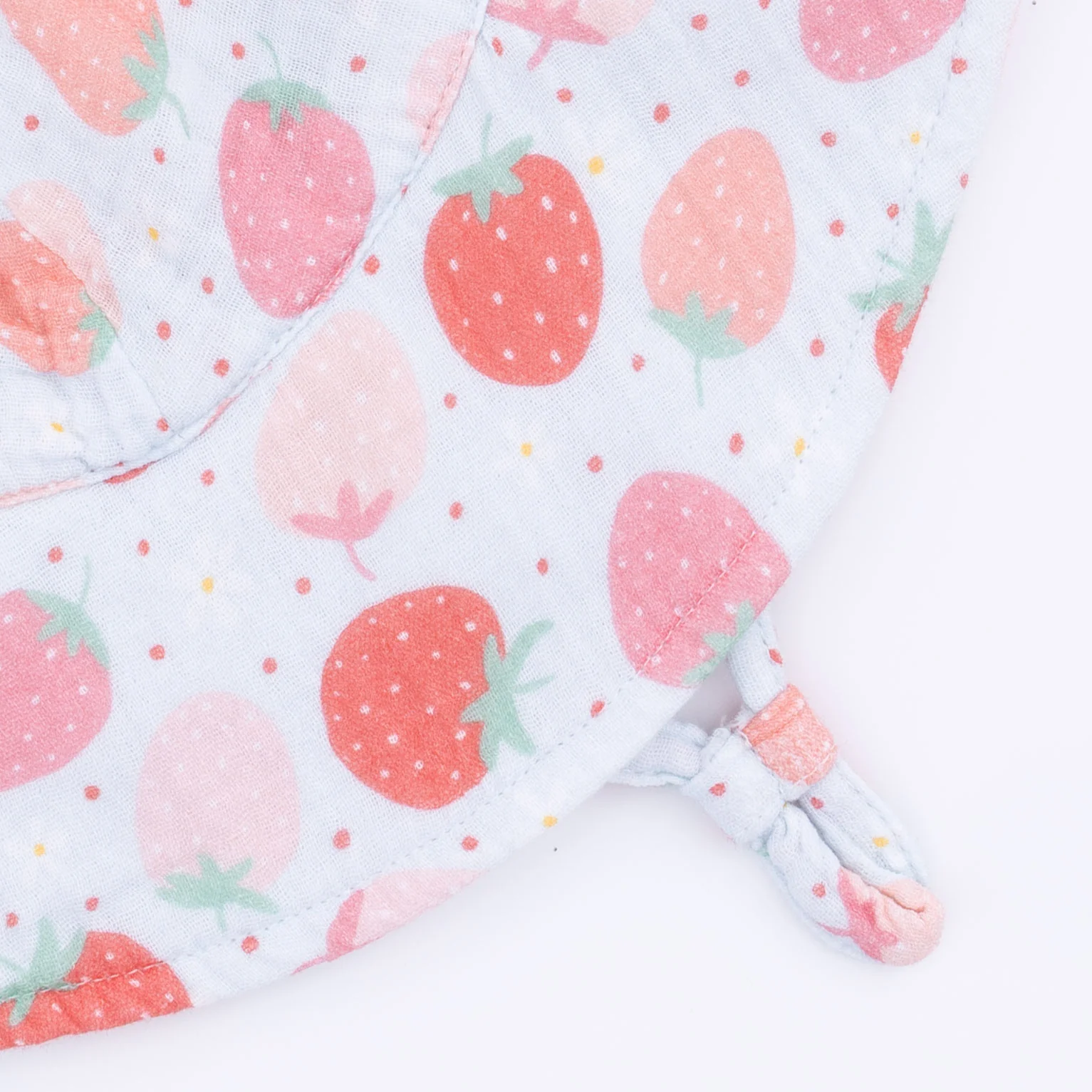 Strawberry Bliss - Wide Brim Sun Hat - Image 3