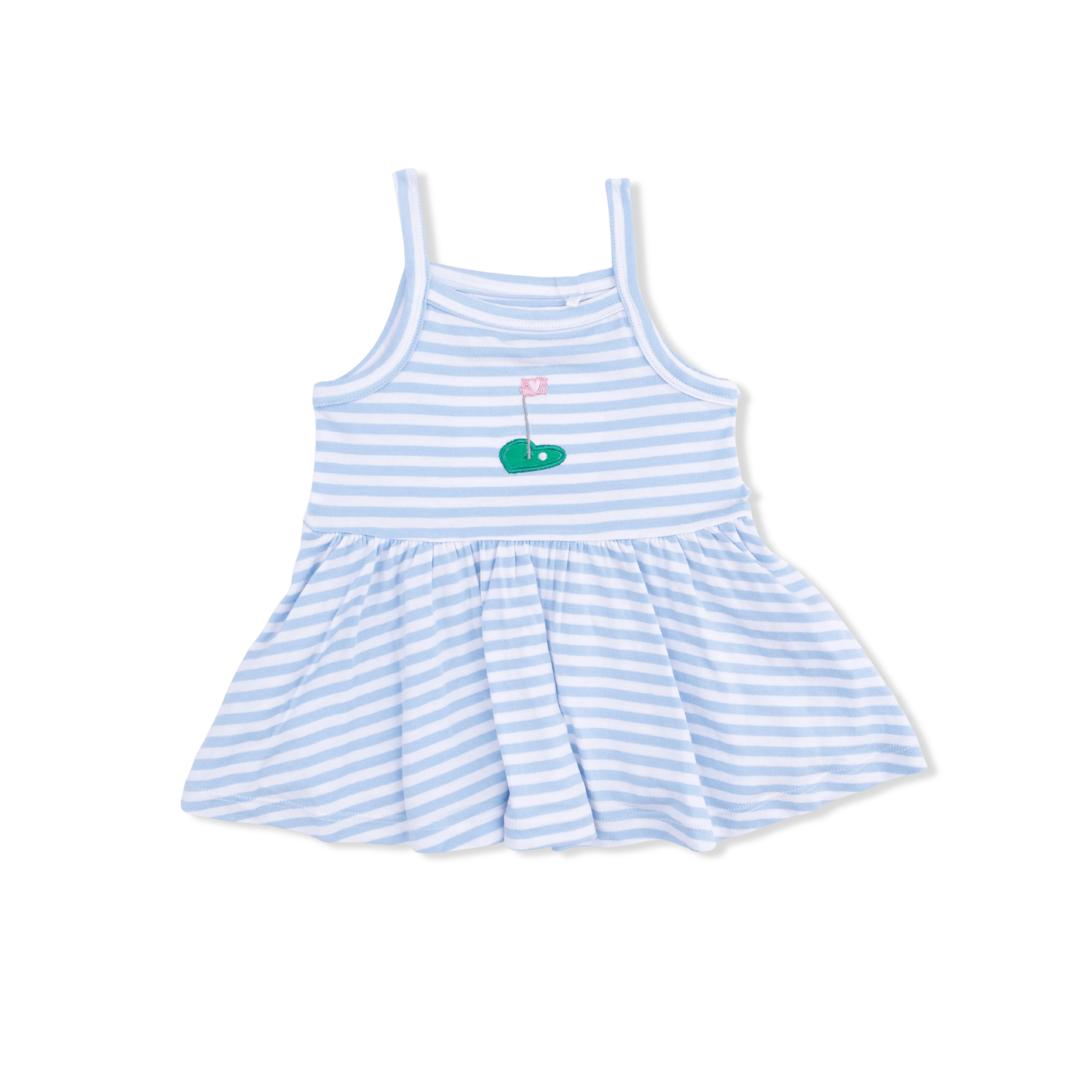 Striped Golf - Peplum Tank with Wide Leg Pant - Image 4