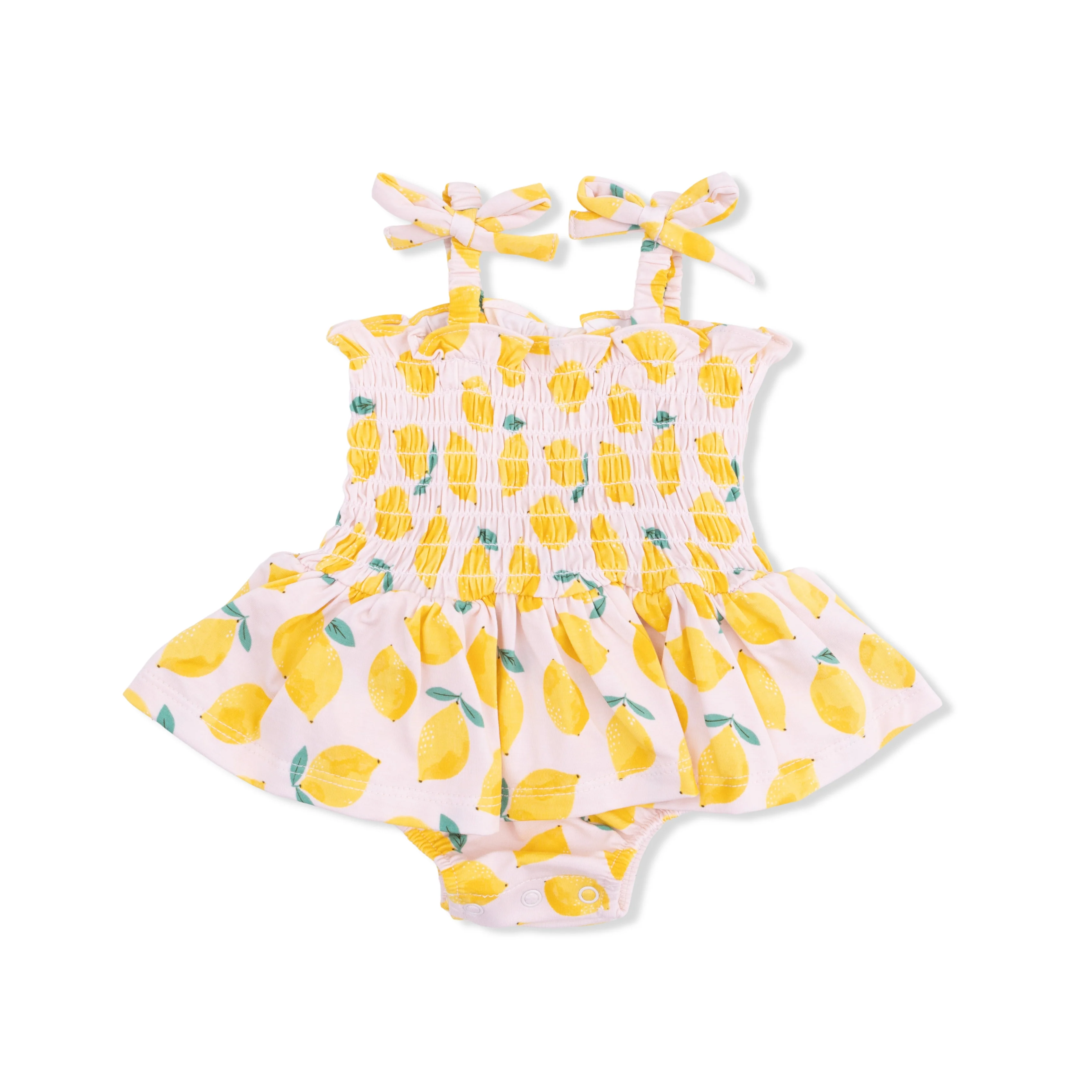 Sunny Lemons - Smocked Bubble with Skirt - Image 2