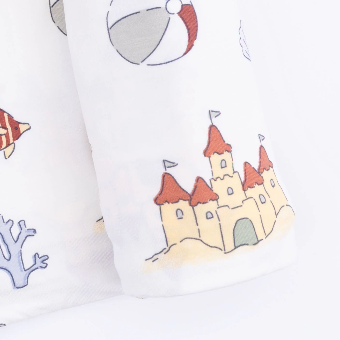Sunny Sandcastles - Swaddle Blanket - Image 4