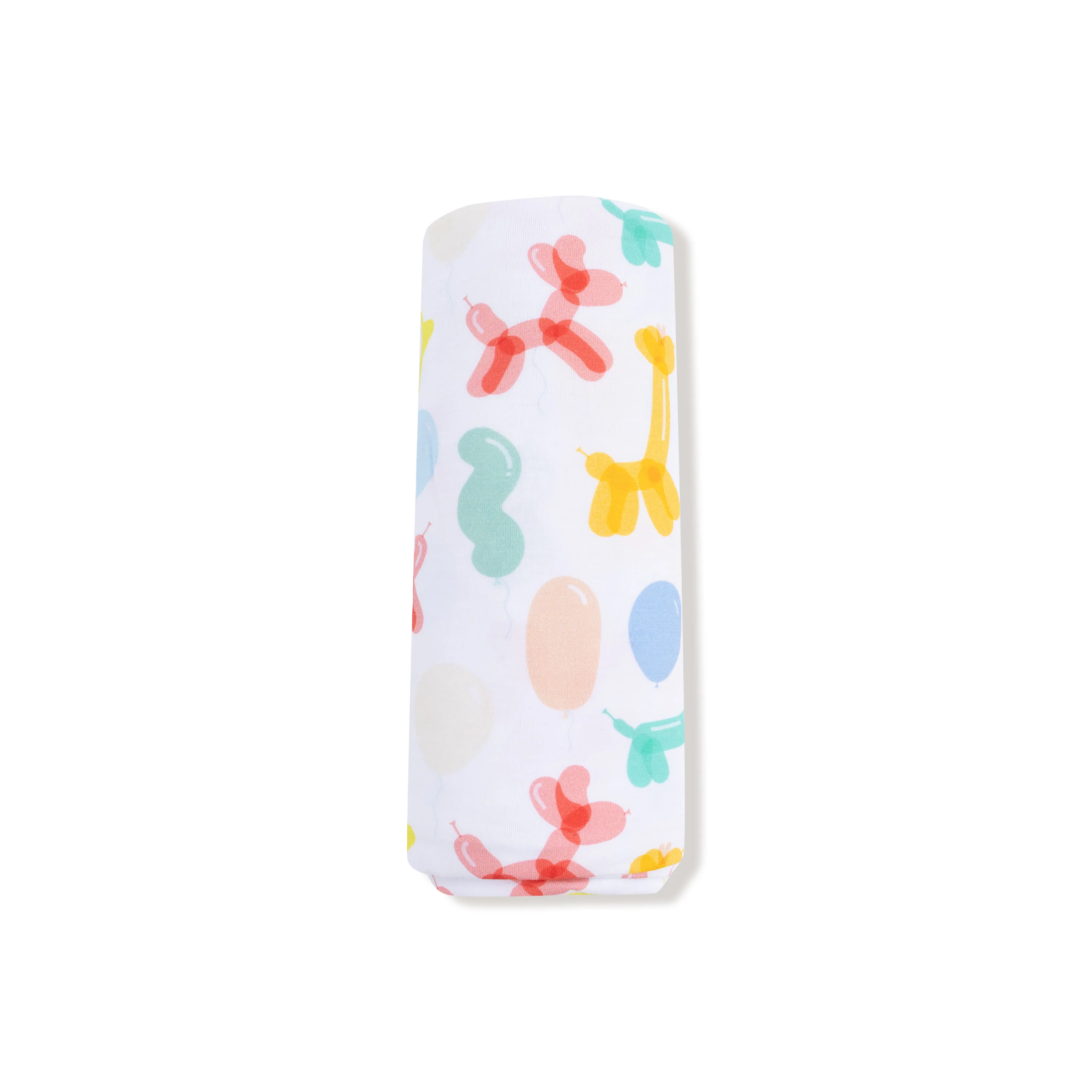 Balloon Animals - Blue - Swaddle Blanket - Image 3