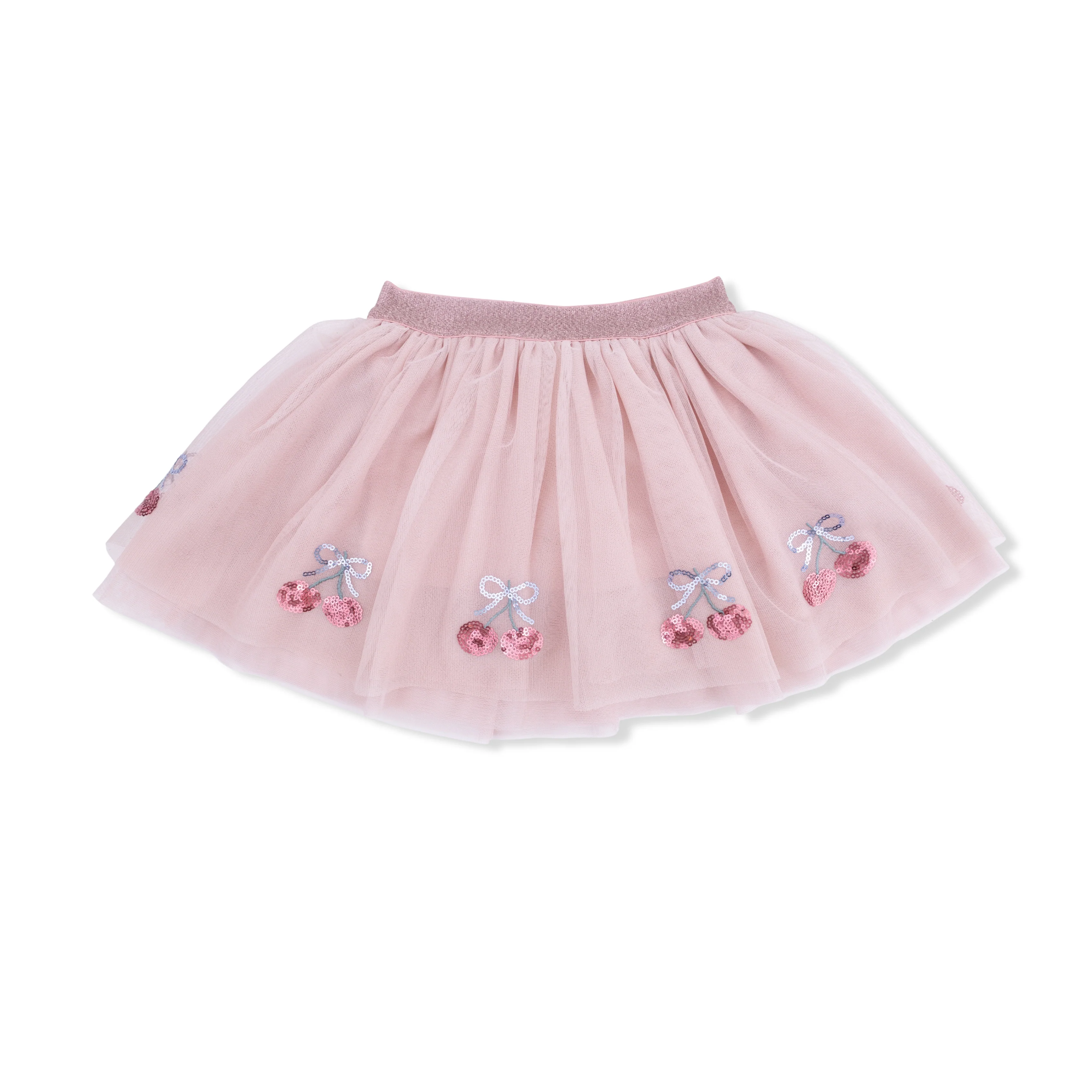 Sweet Bow Cherries - Tutu Skirt with Bike Shorts - Image 2