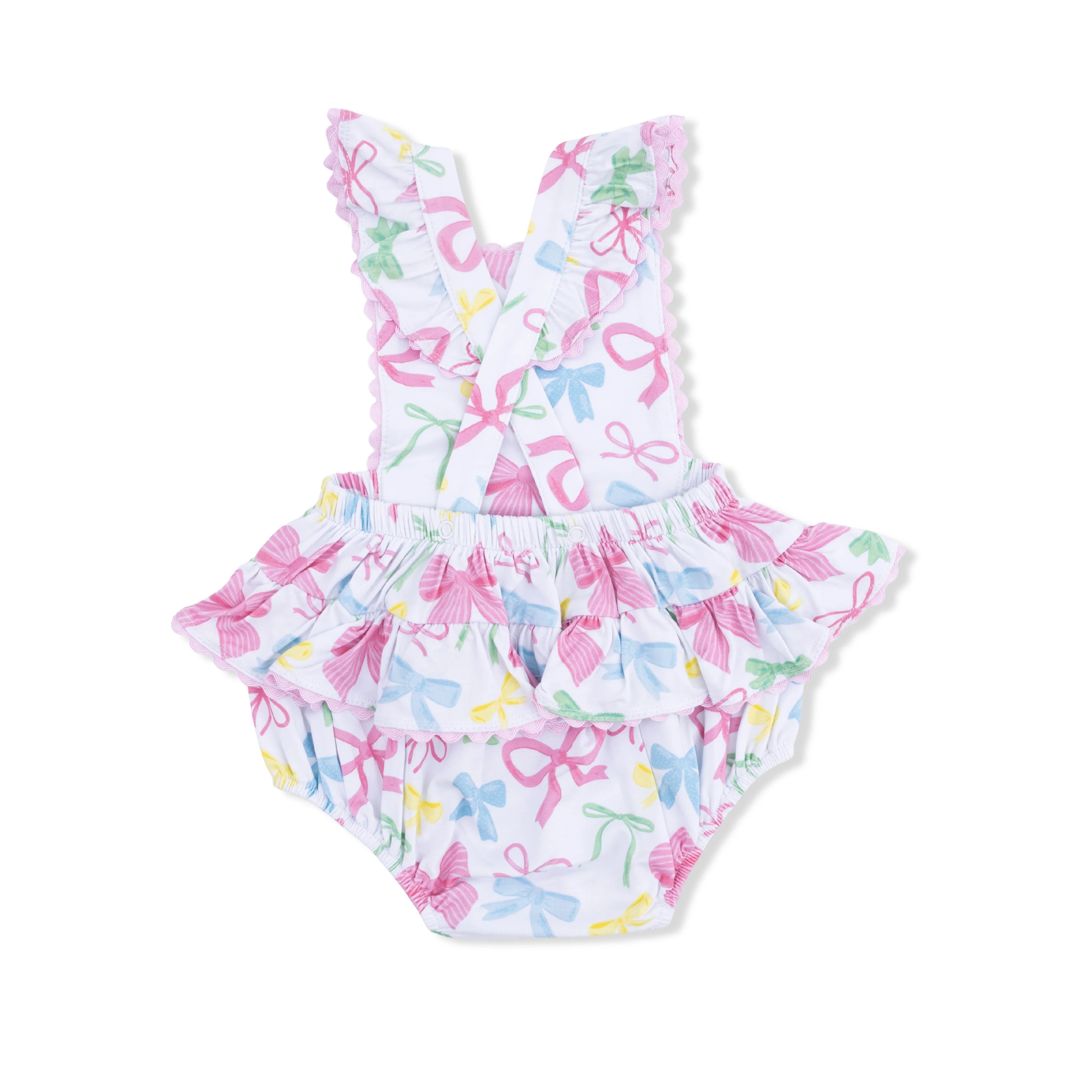 Sweet Bows - Ric Rac Ruffle Sunsuit - Image 4