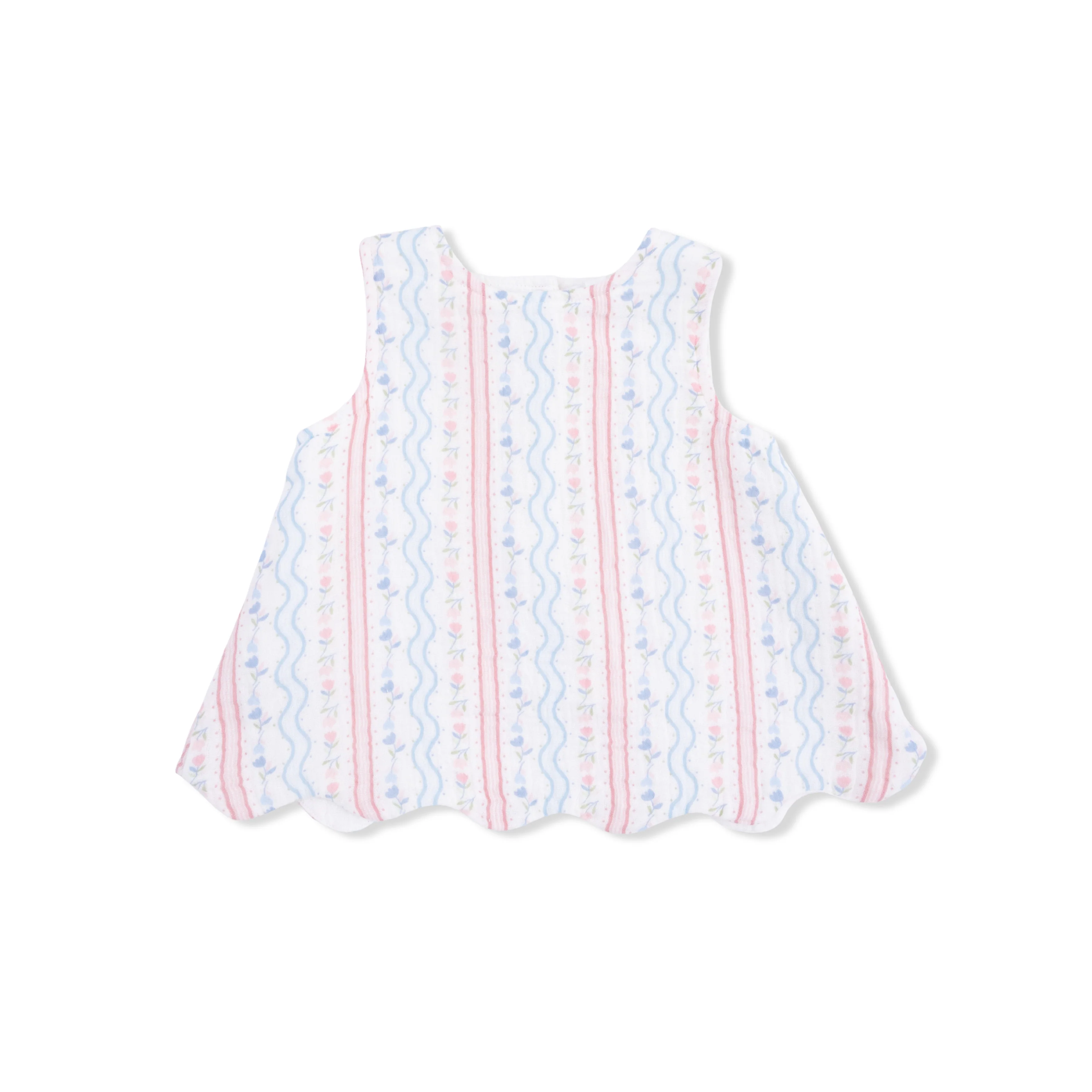 Tulip Stripe - Scallop Back Top with Bloomer - Image 4
