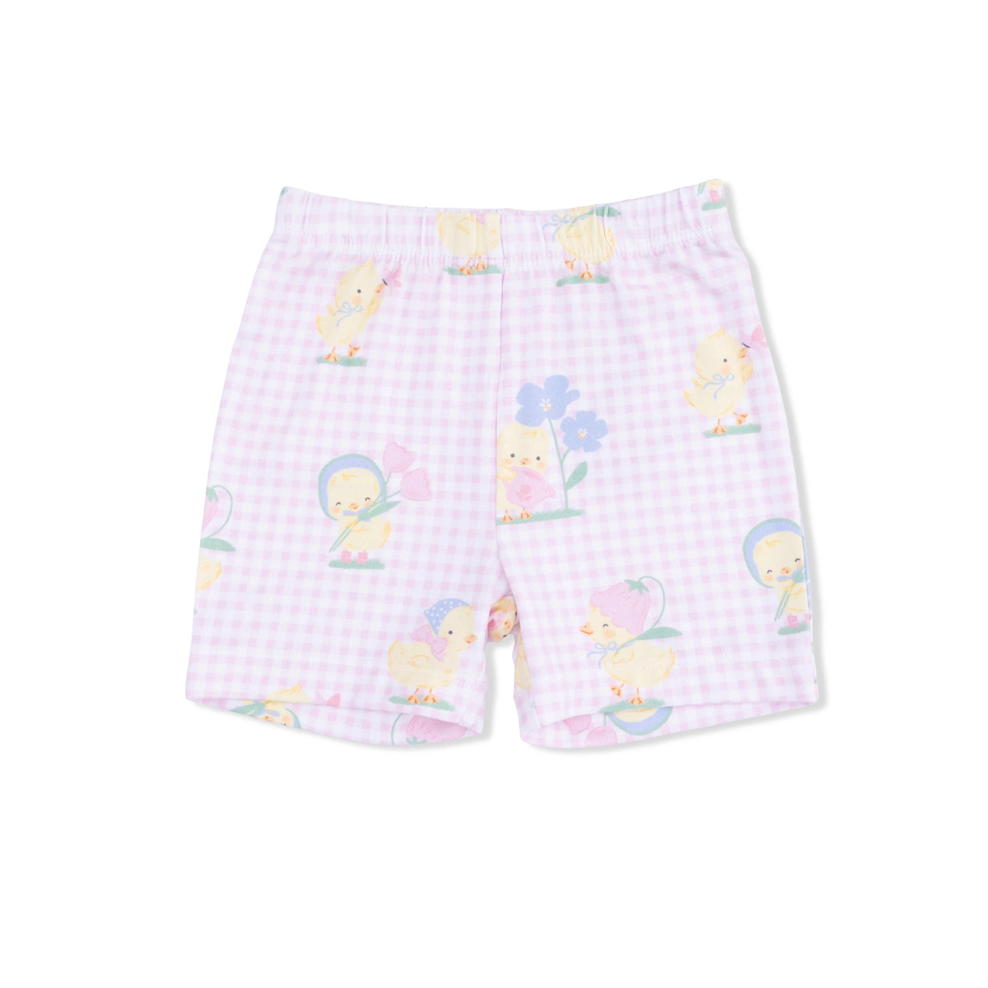 Vintage Spring Ducklings Pink - Loungewear Short Set - Image 5