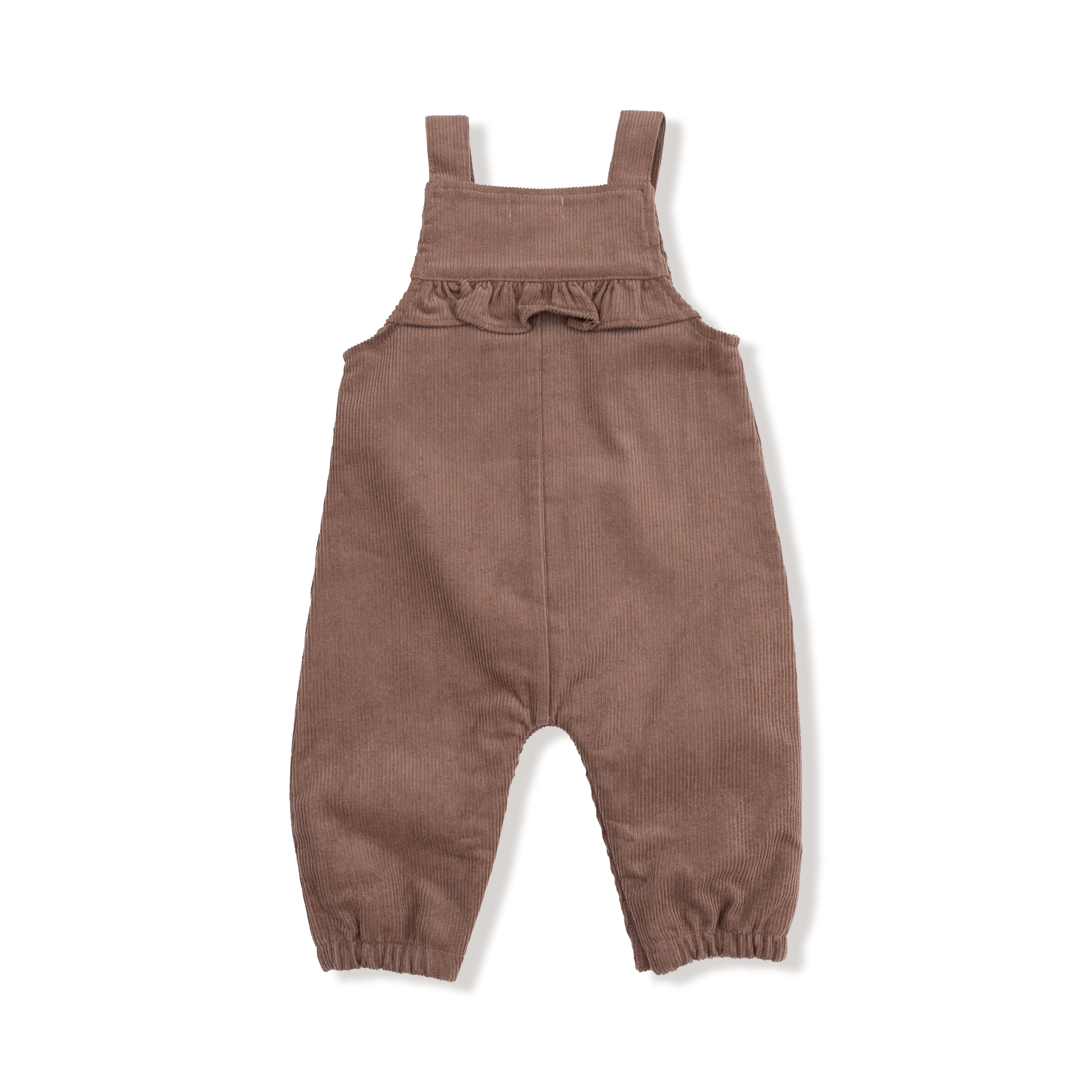 Chocolate Malt - Yoke Ruffle Overall - Image 3