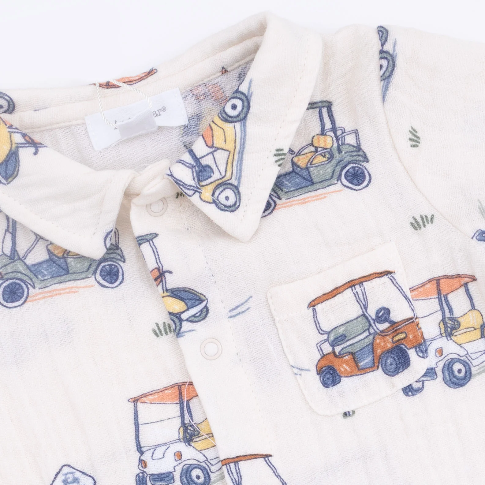 Zooming Golf Carts - Polo Shortie - Image 3
